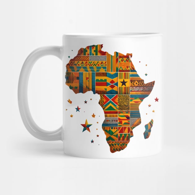 African Map Kente Pattern by Graceful Designs